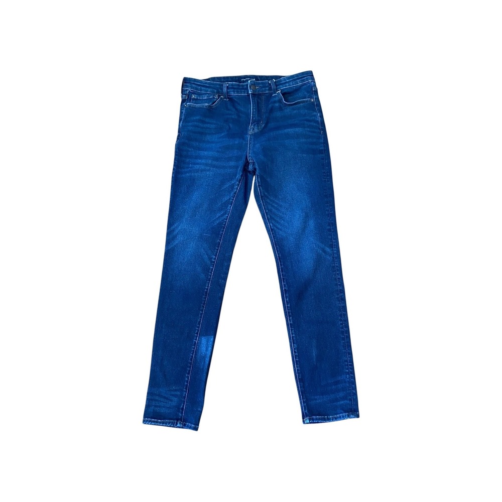 Aeropostale Jeans Mens 34x32 Dark Wash Denim Skinny Fit Casual Pants